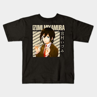 Shu's Transformation Horimiya Genre Evolution Kids T-Shirt